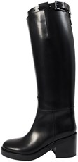 Ann Demeulemeester Black Riding boots with heel 201568